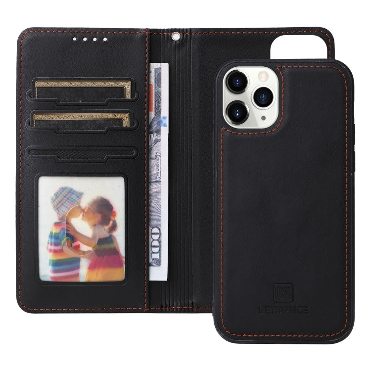 For iPhone 11 Pro BETOPNICE BN-005 2 in 1 Detachable Imitate Genuine Leather Phone Case(Black) - iPhone 11 Pro Cases by BETOPNICE | Online Shopping UK | buy2fix