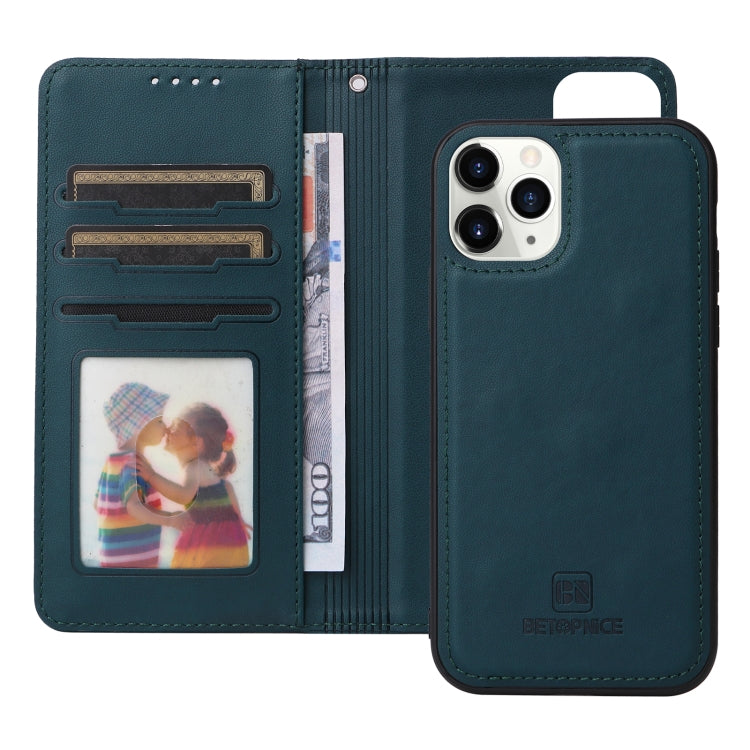 For iPhone 11 Pro BETOPNICE BN-005 2 in 1 Detachable Imitate Genuine Leather Phone Case(Blue) - iPhone 11 Pro Cases by BETOPNICE | Online Shopping UK | buy2fix