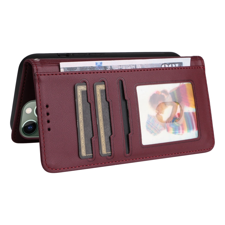 For iPhone 11 Pro Max BETOPNICE BN-005 2 in 1 Detachable Imitate Genuine Leather Phone Case(Wine Red) - iPhone 11 Pro Max Cases by BETOPNICE | Online Shopping UK | buy2fix