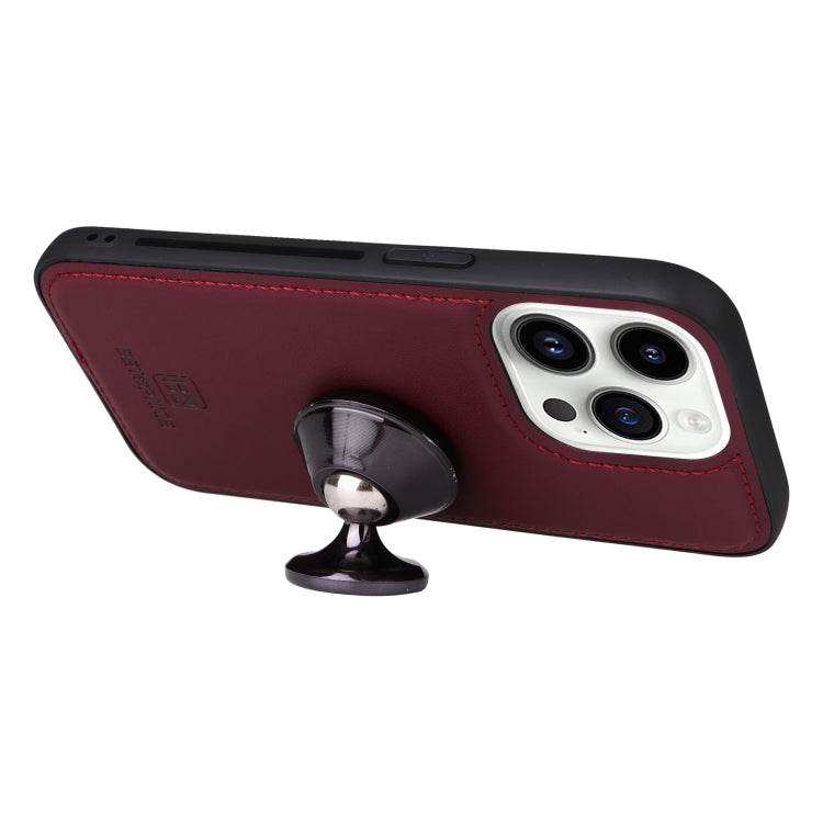 For iPhone 14 Pro BETOPNICE BN-005 2 in 1 Detachable Imitate Genuine Leather Phone Case(Wine Red) - iPhone 14 Pro Cases by BETOPNICE | Online Shopping UK | buy2fix