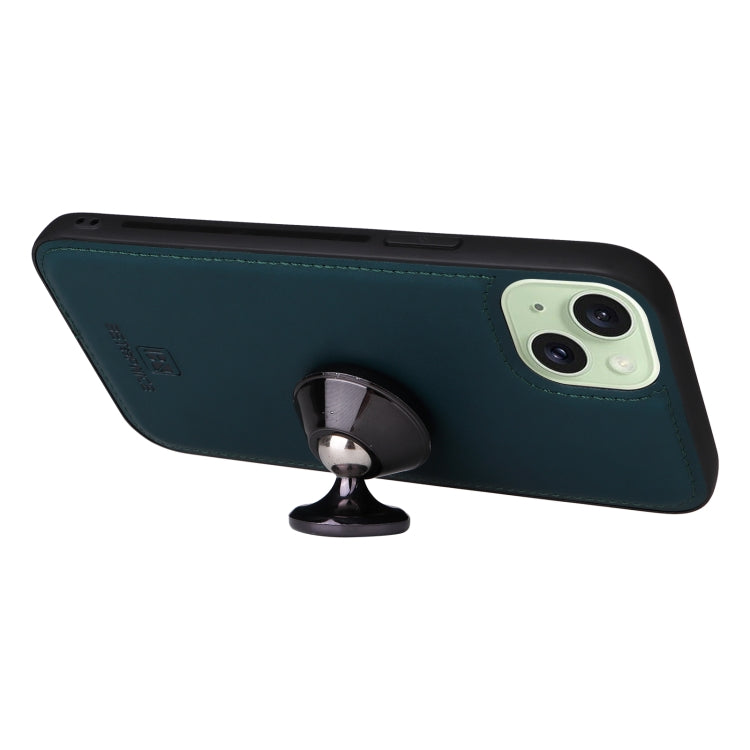 For iPhone 15 Plus BETOPNICE BN-005 2 in 1 Detachable Imitate Genuine Leather Phone Case(Blue) - iPhone 15 Plus Cases by BETOPNICE | Online Shopping UK | buy2fix