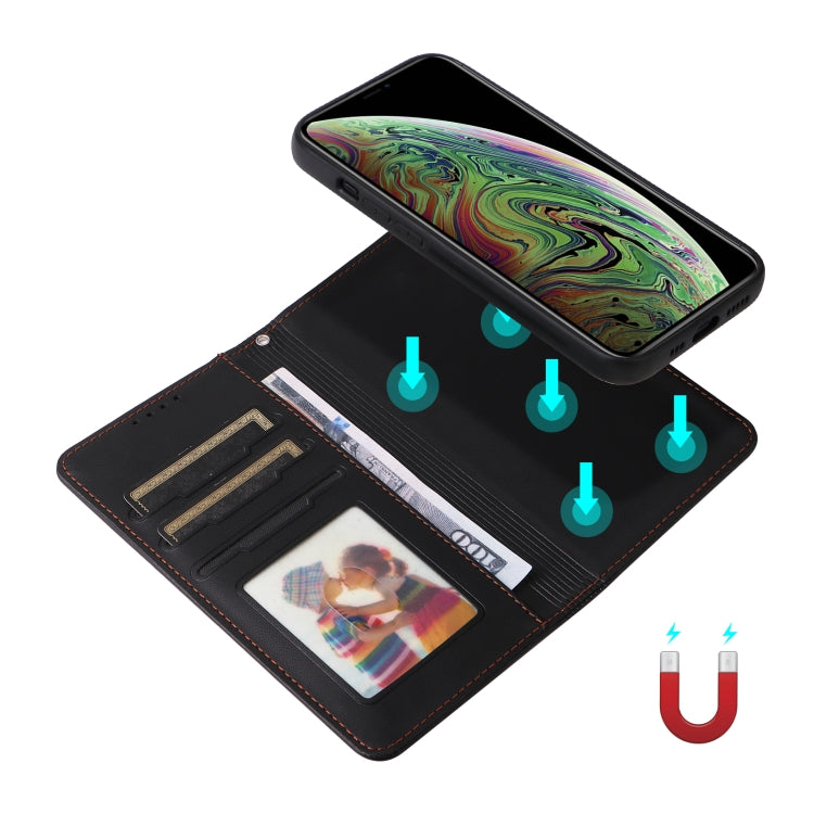 For iPhone XS Max BETOPNICE BN-005 2 in 1 Detachable Imitate Genuine Leather Phone Case(Black) - More iPhone Cases by BETOPNICE | Online Shopping UK | buy2fix