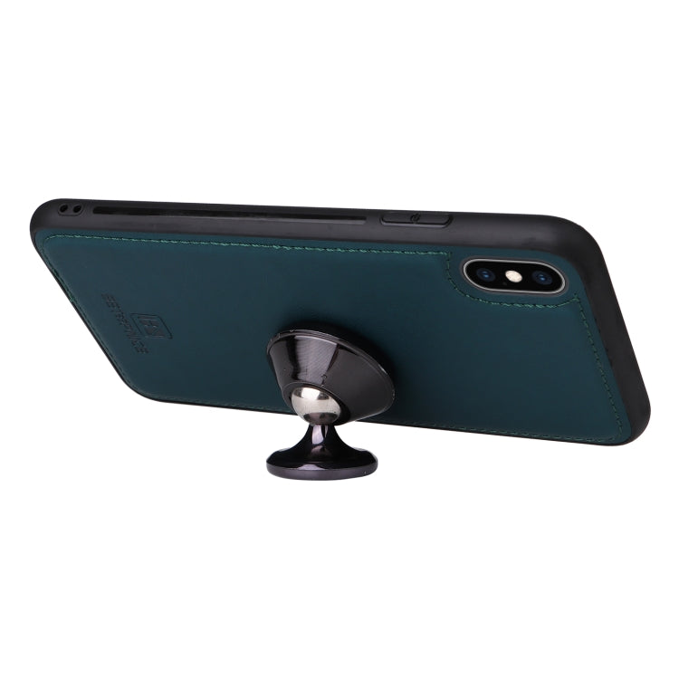 For iPhone XS Max BETOPNICE BN-005 2 in 1 Detachable Imitate Genuine Leather Phone Case(Blue) - More iPhone Cases by BETOPNICE | Online Shopping UK | buy2fix