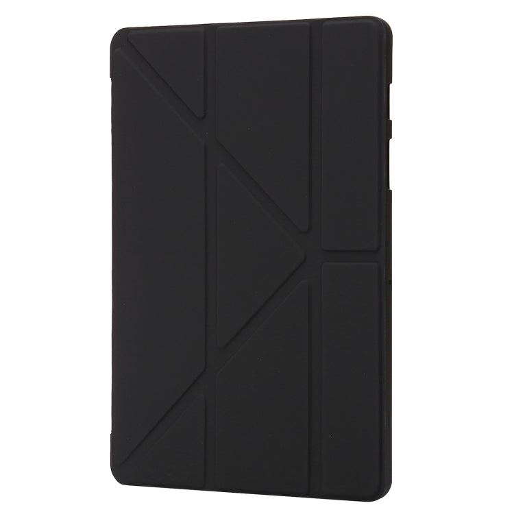 For Samsung Galaxy Tab S10+ / S9+ Deformation Silicone Leather Tablet Case(Black) - Galaxy Tab S9+ Cases by buy2fix | Online Shopping UK | buy2fix