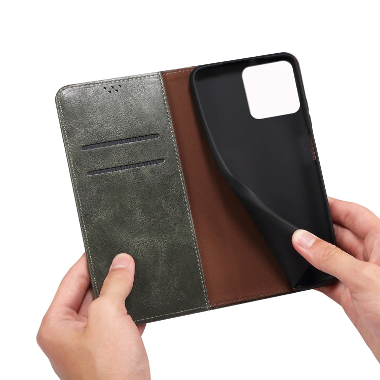 For Xiaomi Redmi K70/K70 Pro Oil Wax Crazy Horse Texture Leather Phone Case(Green) - Xiaomi Cases by buy2fix | Online Shopping UK | buy2fix