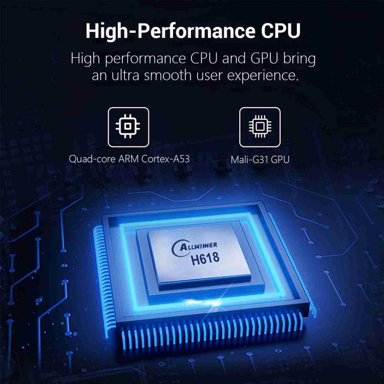 TX98 Pro 4K Ultra HD Android 14.0 Smart TV Box with Remote Control, 4GB+64GB, Allwinner H618 Quad-Core(AU Plug) - Others by buy2fix | Online Shopping UK | buy2fix