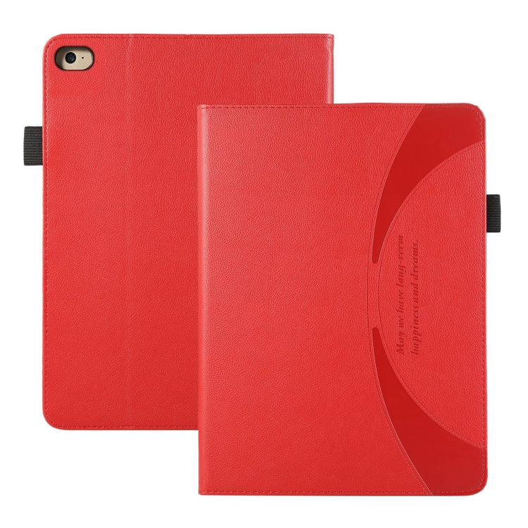 For iPad mini 5 / 4 / 3 / 2 Litchi Texture Leather Sucker Tablet Case(Red) - iPad mini (2019) / mini 5 Cases by buy2fix | Online Shopping UK | buy2fix