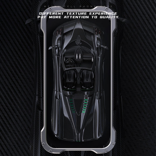 For iPhone 16 Plus R-JUST RJ51 Hollow MagSafe Magnetic Metal Phone Case(Space Grey) by R-JUST