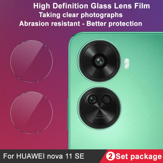 For Huawei nova 11 SE 2 PCS/Set IMAK HD Glass Rear Camera Lens Film by imak