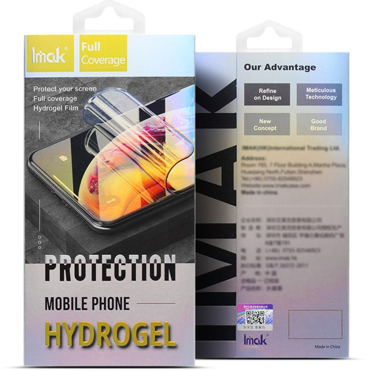 For iPhone 15 Plus 2pcs/Set imak Curved Full Screen Hydrogel Film Protector by imak