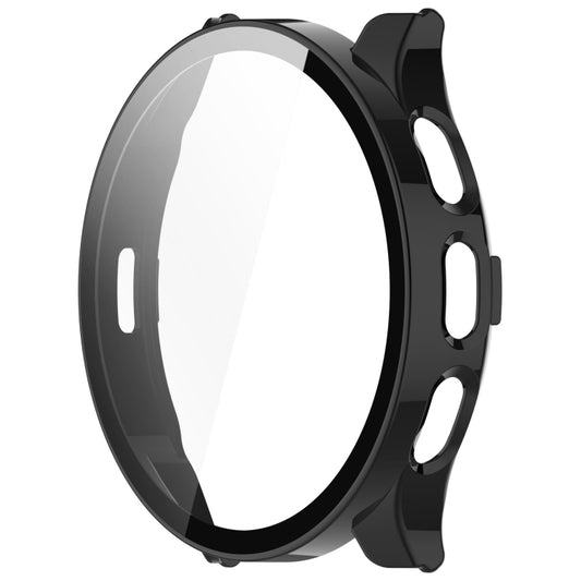 For Garmin Venu 3S PC + Tempered Glass Film Integrated Watch Case(Black) by buy2fix