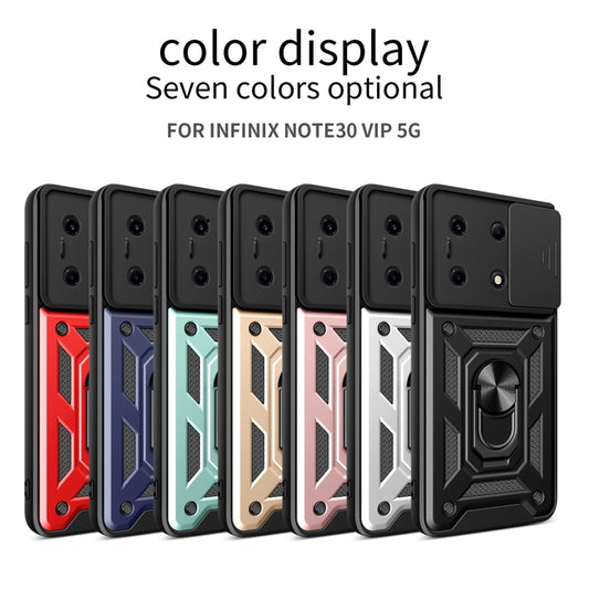 For Infinix Note 30 VIP Sliding Camera Cover Design TPU+PC Phone Case(Red) by buy2fix