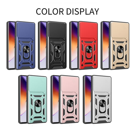 For Infinix Note 40 Pro/40 Pro+ 5G Sliding Camera Cover Design TPU+PC Phone Case(Rose Gold) by buy2fix