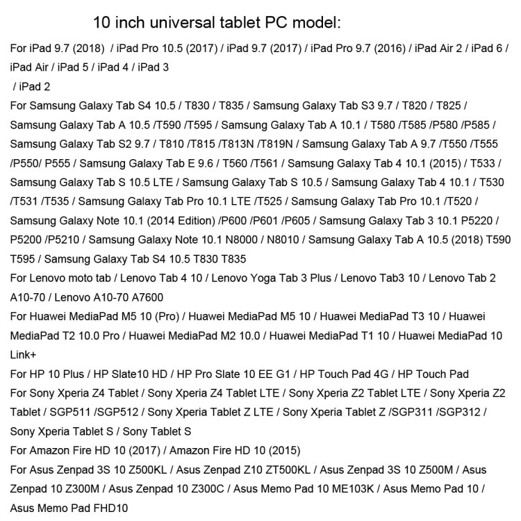 For 10 inch Universal Tablet PC Colored Drawing Pattern Horizontal Flip PU Leather Case with Holder & Card Slot(Sika Deer) - 10 - 11 inch by buy2fix | Online Shopping UK | buy2fix