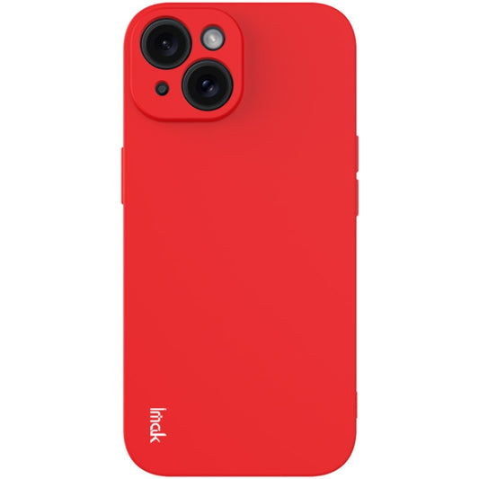 For iPhone 15 Plus imak UC-4 Series Straight Edge TPU Phone Case(Red) by imak
