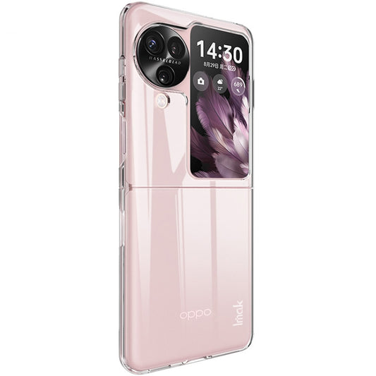 For OPPO Find N3 Flip 5G imak Wing II Pro Series Wear-resisting Crystal Phone Case(Transparent) by imak
