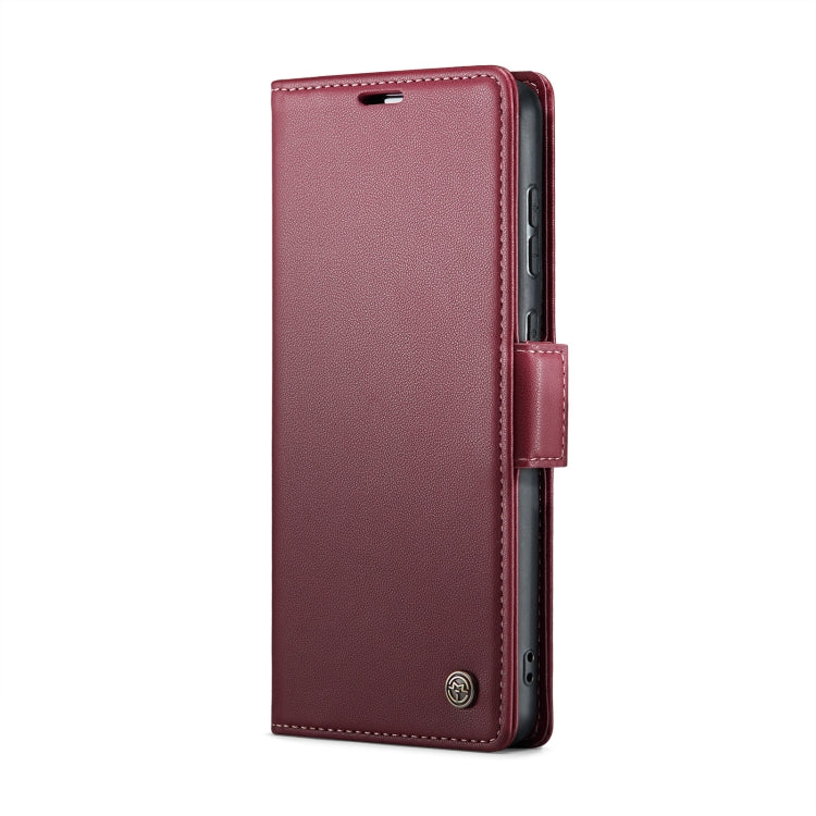 For Huawei Mate 60 Pro / 60 Pro+ CaseMe 023 Butterfly Buckle Litchi Texture RFID Anti-theft Leather Phone Case(Wine Red) - Huawei Cases by CaseMe | Online Shopping UK | buy2fix