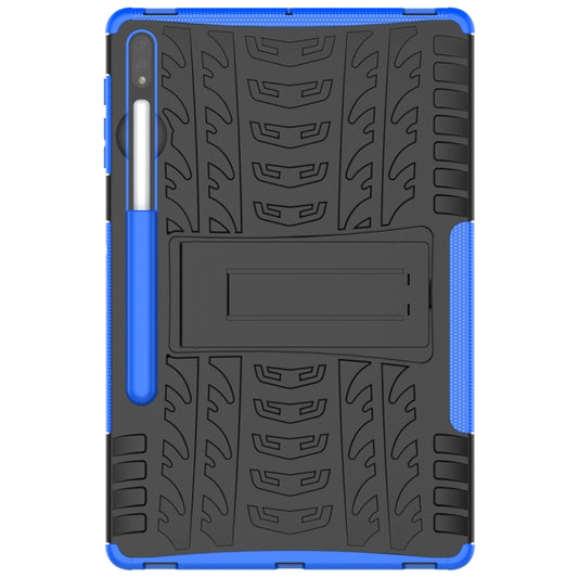 For Samsung Galaxy Tab S9+ Tire Texture TPU + PC Tablet Case(Blue) by buy2fix