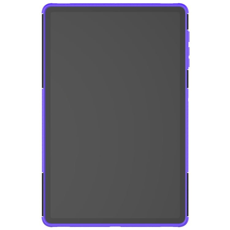 For Samsung Galaxy Tab S9+ Tire Texture TPU + PC Tablet Case(Purple) - Galaxy Tab S9+ Cases by buy2fix | Online Shopping UK | buy2fix