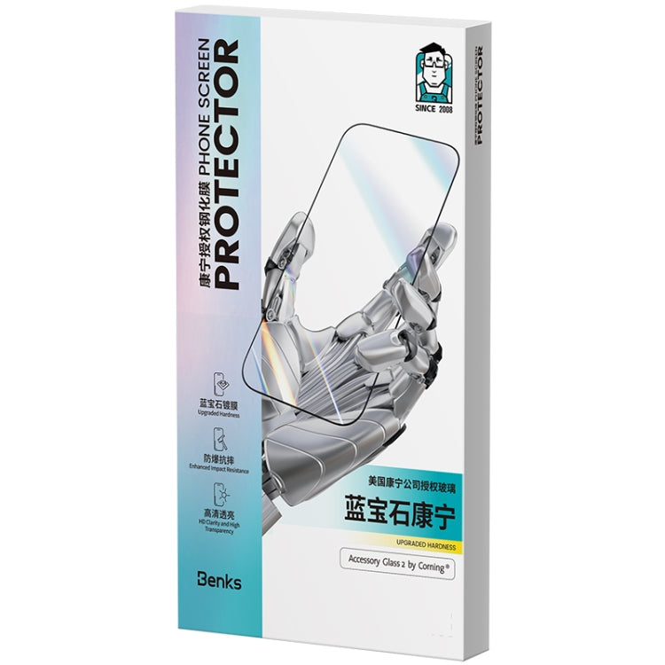 For iPhone 15 Plus Benks King Kong Corning Sapphire Tempered Glass Film - iPhone 15 Plus Tempered Glass by Benks | Online Shopping UK | buy2fix