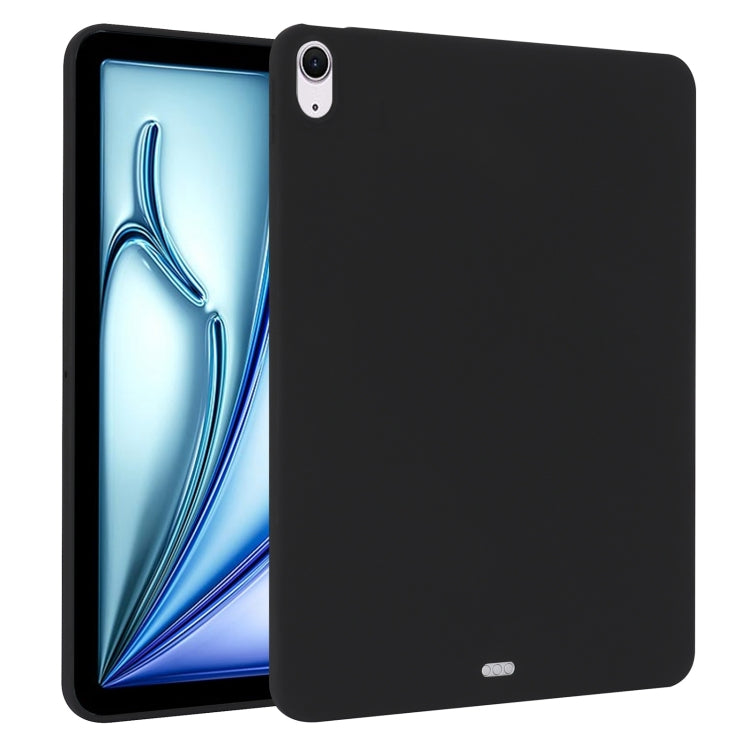 For iPad Air 11 2024 / 2025 Oil Spray Skin-friendly TPU Tablet Case(Black) - iPad Air 11 2025 / 2024 Cases by buy2fix | Online Shopping UK | buy2fix