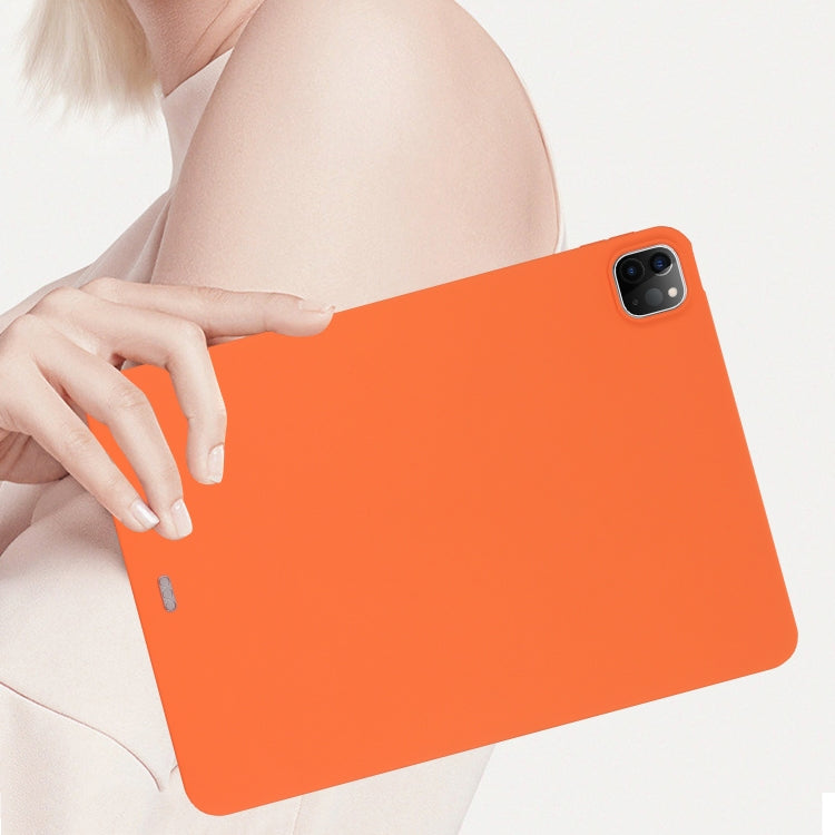 For iPad Air 13 2024 / Air 13 2025 Oil Spray Skin-friendly TPU Tablet Case(Orange) - iPad Air 13 2025 / 2024 Cases by buy2fix | Online Shopping UK | buy2fix