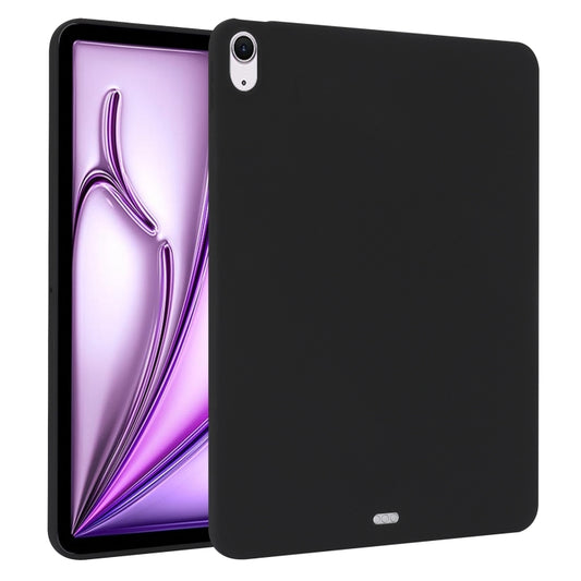 For iPad Air 13 2024 / Air 13 2025 Oil Spray Skin-friendly TPU Tablet Case(Black) - iPad Air 13 2025 / 2024 Cases by buy2fix | Online Shopping UK | buy2fix