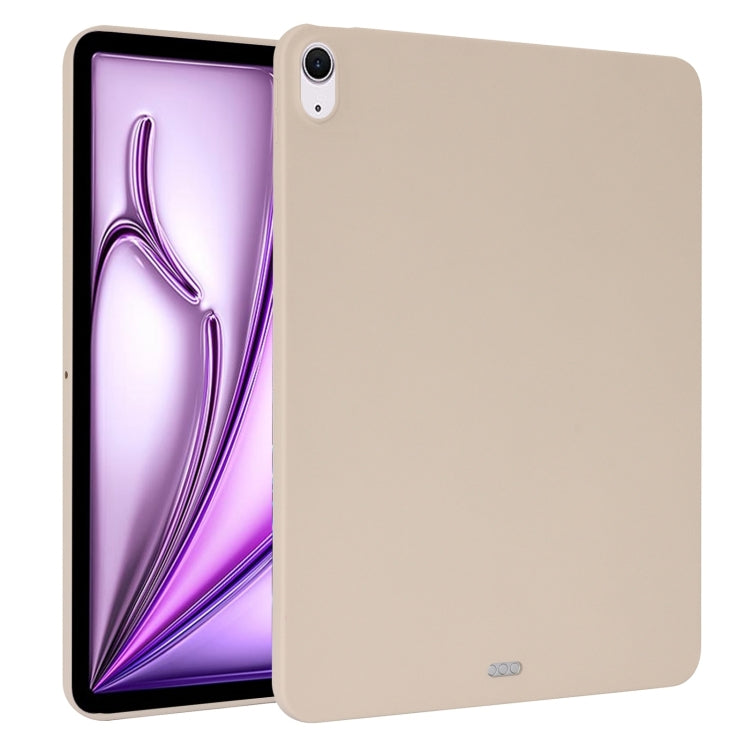 For iPad Air 13 2024 / Air 13 2025 Oil Spray Skin-friendly TPU Tablet Case(Milk White) - iPad Air 13 2025 / 2024 Cases by buy2fix | Online Shopping UK | buy2fix