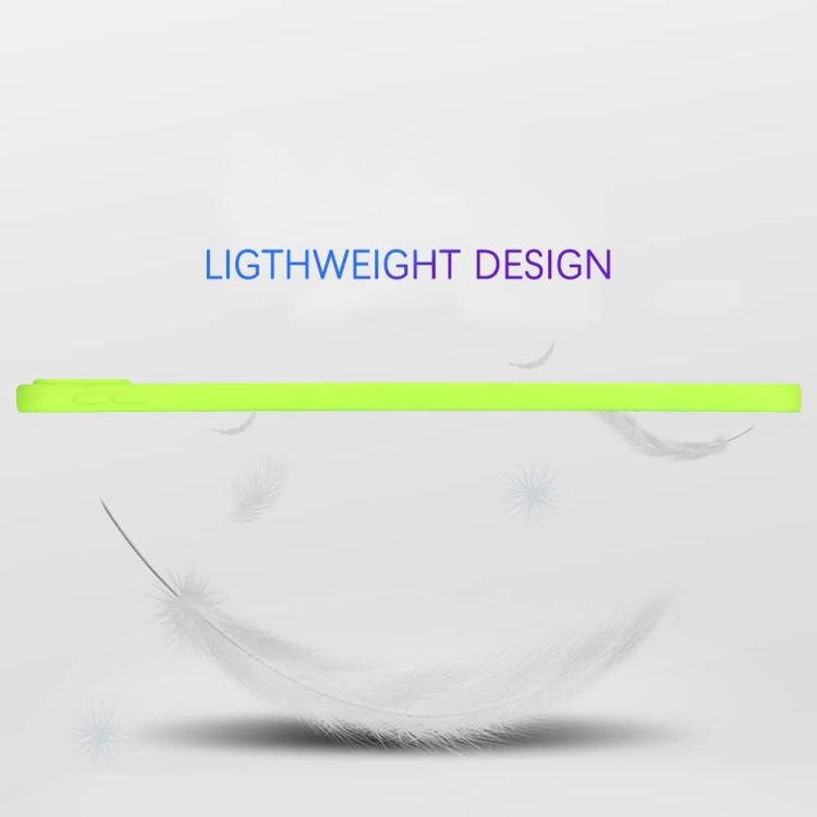 For iPad Air 13 2024 / Air 13 2025 Oil Spray Skin-friendly TPU Tablet Case(Fluorescent Green) - iPad Air 13 2025 / 2024 Cases by buy2fix | Online Shopping UK | buy2fix