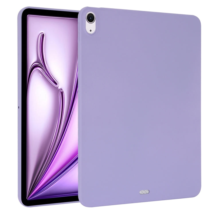 For iPad Air 13 2024 / Air 13 2025 Oil Spray Skin-friendly TPU Tablet Case(Purple) - iPad Air 13 2025 / 2024 Cases by buy2fix | Online Shopping UK | buy2fix