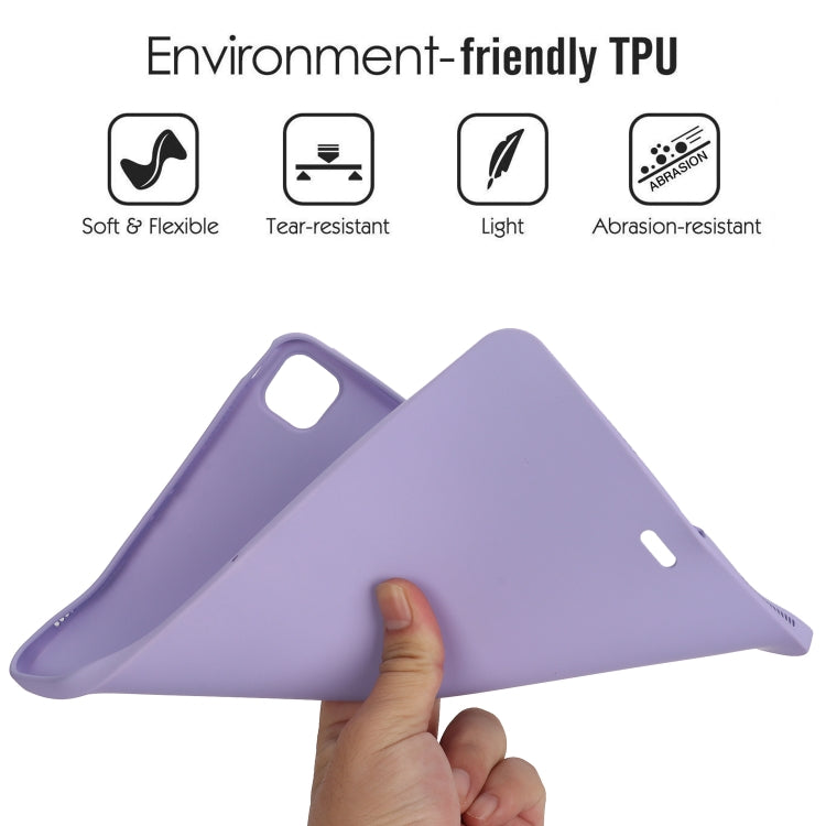 For iPad Air 13 2024 / Air 13 2025 Oil Spray Skin-friendly TPU Tablet Case(Purple) - iPad Air 13 2025 / 2024 Cases by buy2fix | Online Shopping UK | buy2fix
