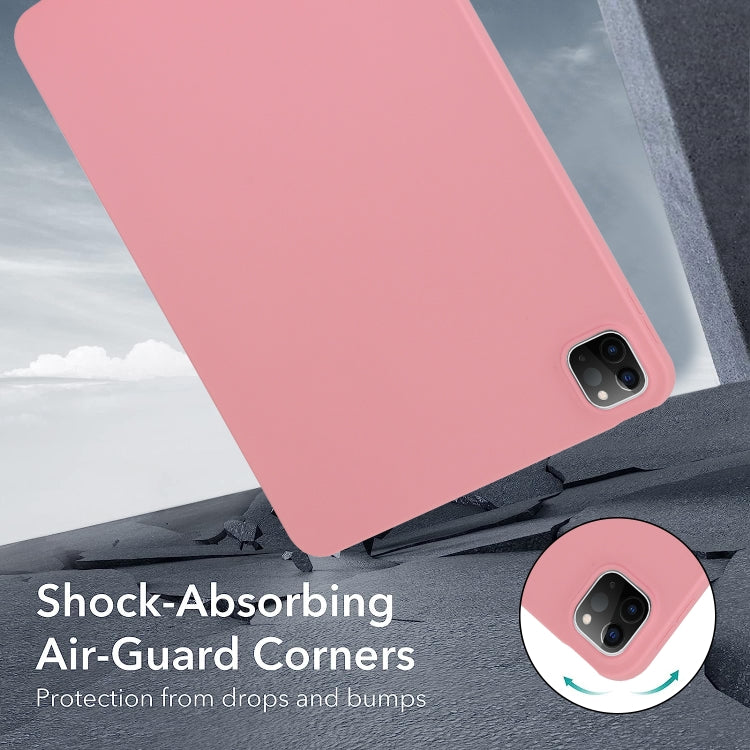 For iPad Pro 12.9 2018/2020/2021/2022 Oil Spray Skin-friendly TPU Tablet Case(Pink) - iPad Pro 12.9 (2022/2021) Cases by buy2fix | Online Shopping UK | buy2fix