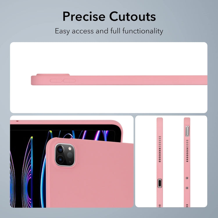 For iPad Pro 12.9 2018/2020/2021/2022 Oil Spray Skin-friendly TPU Tablet Case(Pink) - iPad Pro 12.9 (2022/2021) Cases by buy2fix | Online Shopping UK | buy2fix