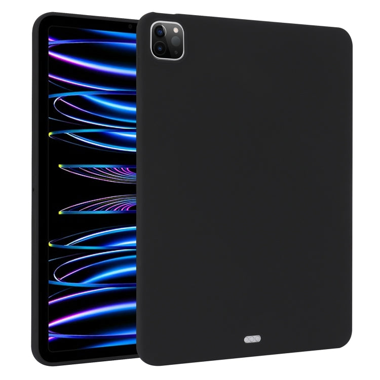 For iPad Pro 12.9 2018/2020/2021/2022 Oil Spray Skin-friendly TPU Tablet Case(Black) - iPad Pro 12.9 (2022/2021) Cases by buy2fix | Online Shopping UK | buy2fix