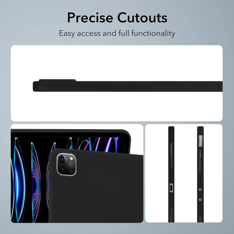For iPad Pro 12.9 2018/2020/2021/2022 Oil Spray Skin-friendly TPU Tablet Case(Black) - iPad Pro 12.9 (2022/2021) Cases by buy2fix | Online Shopping UK | buy2fix
