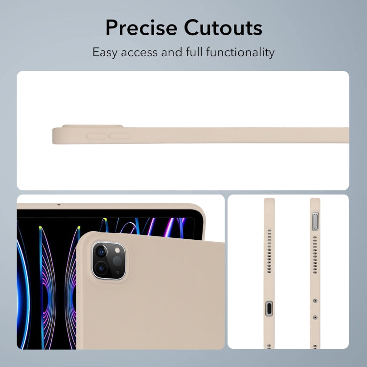 For iPad Pro 12.9 2018/2020/2021/2022 Oil Spray Skin-friendly TPU Tablet Case(Milk White) - iPad Pro 12.9 (2022/2021) Cases by buy2fix | Online Shopping UK | buy2fix