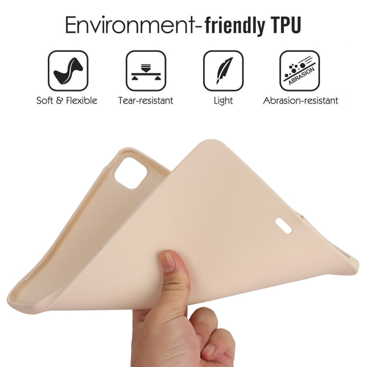 For iPad Pro 12.9 2018/2020/2021/2022 Oil Spray Skin-friendly TPU Tablet Case(Milk White) - iPad Pro 12.9 (2022/2021) Cases by buy2fix | Online Shopping UK | buy2fix