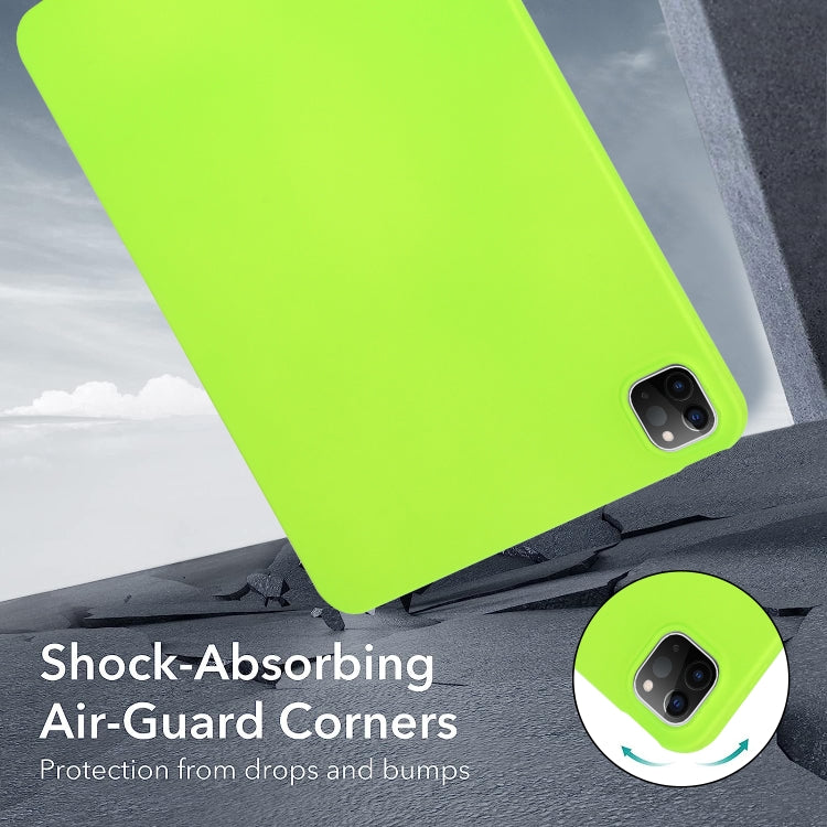 For iPad Pro 12.9 2018/2020/2021/2022 Oil Spray Skin-friendly TPU Tablet Case(Fluorescent Green) - iPad Pro 12.9 (2022/2021) Cases by buy2fix | Online Shopping UK | buy2fix
