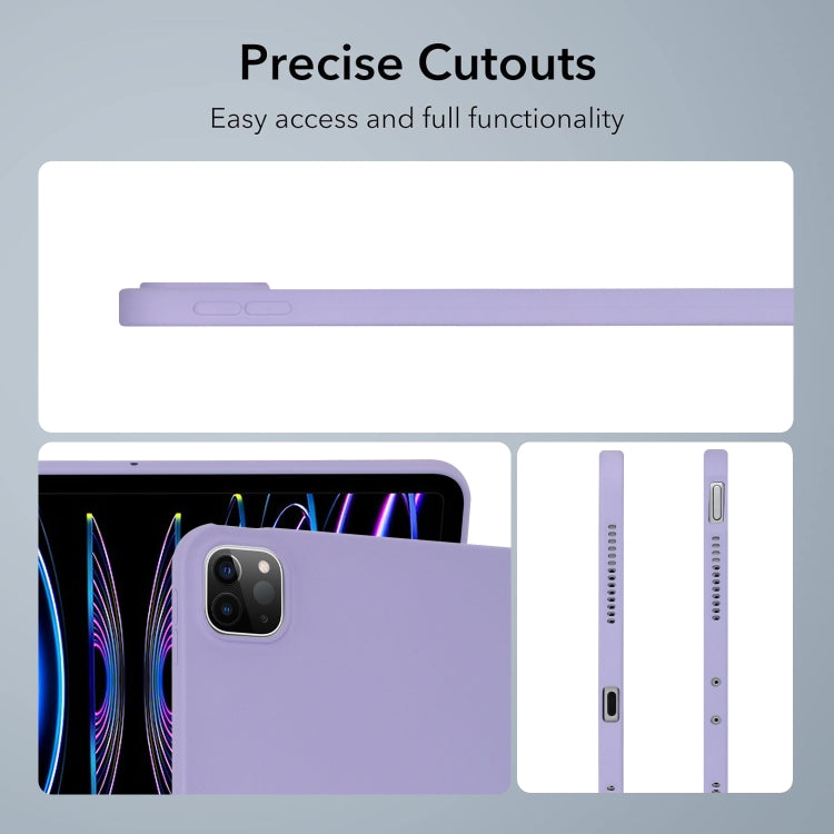 For iPad Pro 12.9 2018/2020/2021/2022 Oil Spray Skin-friendly TPU Tablet Case(Purple) - iPad Pro 12.9 (2022/2021) Cases by buy2fix | Online Shopping UK | buy2fix