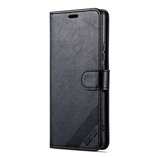 For Xiaomi 13T / Redmi K60 Ultra AZNS Sheepskin Texture Flip Leather Phone Case(Black) by AZNS
