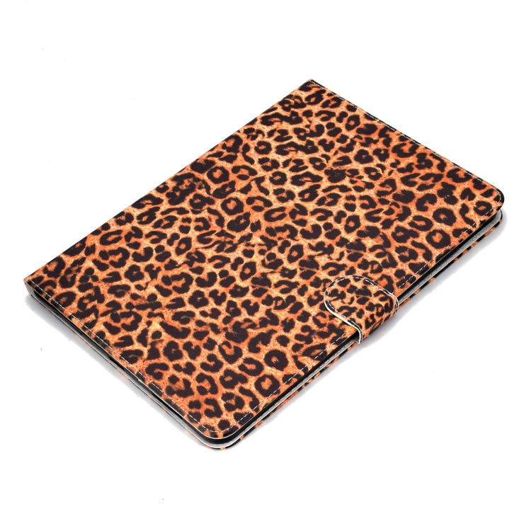 For iPad Pro 11 inch (2018) Colored Drawing Pattern Horizontal Flip PU Leather Case with Holder & Card Slot & Sleep / Wake-up Function(Yellow Leopard) - iPad Pro 11 (2018) Cases by buy2fix | Online Shopping UK | buy2fix