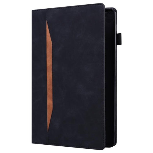 For Samsung Galaxy Tab S10 FE+ Splicing Shockproof Leather Tablet Case(Black) - Galaxy Tab S10 FE+ by buy2fix | Online Shopping UK | buy2fix