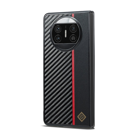 For Huawei Mate X3 LC.IMEEKE 3 in 1 Carbon Fiber Texture Shockproof Phone Case(Black) - Huawei Cases by LC.IMEEKE | Online Shopping UK | buy2fix