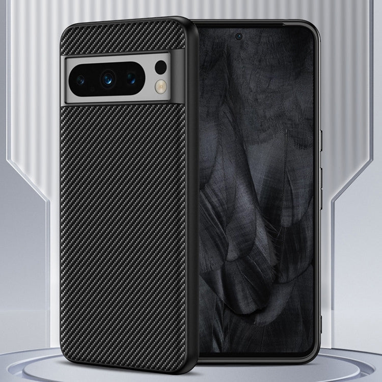 For Google Pixel 9 Pro XL Ultra-thin Carbon Fiber Texture Printing Phone Case(Black) - Google Cases by buy2fix | Online Shopping UK | buy2fix