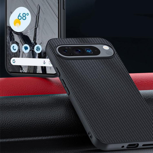 For Google Pixel 10 / 10 Pro Ultra-thin Carbon Fiber Texture Printing Phone Case(Black) - Google Cases by buy2fix | Online Shopping UK | buy2fix