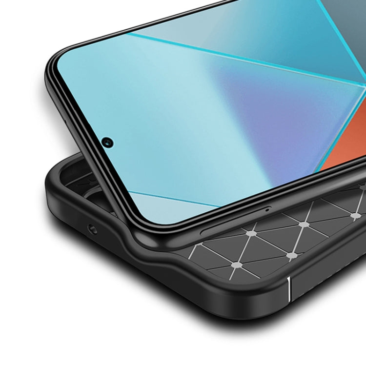 For Xiaomi Redmi Note 13 Pro+ Carbon Fiber Texture Shockproof TPU Phone Case(Black) - Xiaomi Cases by buy2fix | Online Shopping UK | buy2fix