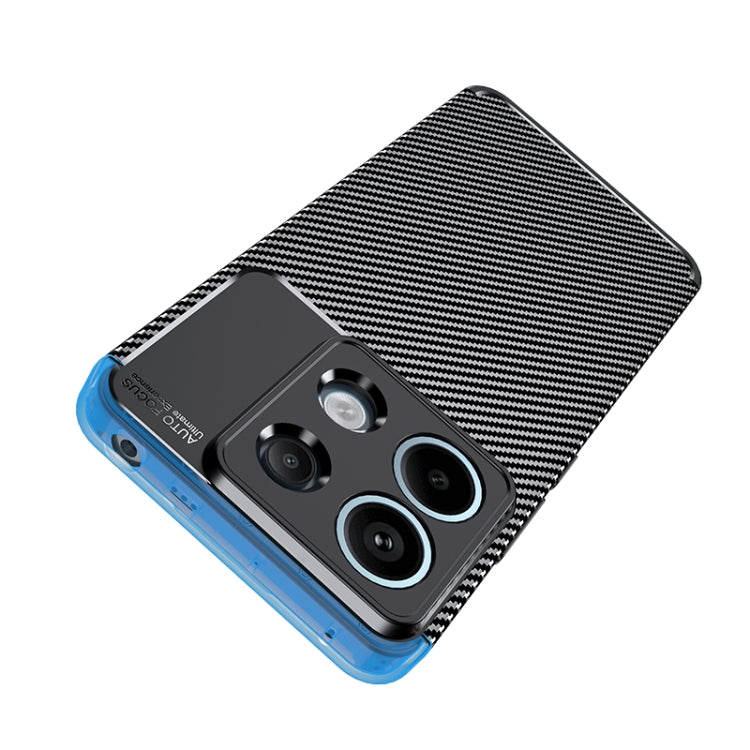 For Xiaomi Redmi Note 13 Pro+ Carbon Fiber Texture Shockproof TPU Phone Case(Black) - Xiaomi Cases by buy2fix | Online Shopping UK | buy2fix