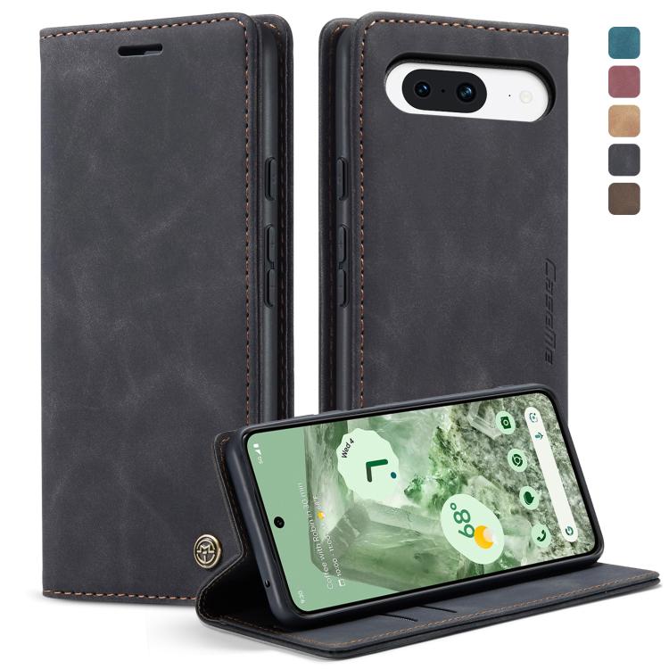 For Google Pixel 8A CaseMe 013 Multifunctional Horizontal Flip Leather Phone Case(Black) - Google Cases by CaseMe | Online Shopping UK | buy2fix