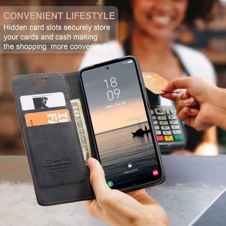 For Samsung Galaxy S23 FE 5G CaseMe 013 Multifunctional Horizontal Flip Leather Phone Case(Black) - Galaxy S23 FE 5G Cases by CaseMe | Online Shopping UK | buy2fix