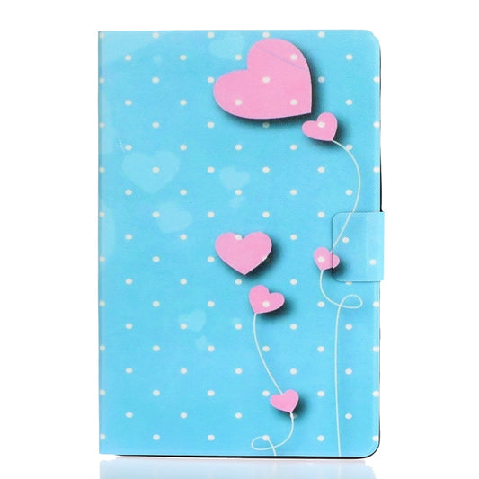 For Samsung Galaxy Tab A11+ / A9+ Voltage Coloured Drawing Smart PU Tablet Case with Sleep / Wake-up Function(Love Balloons) by buy2fix